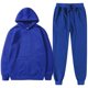thumbnail image 3 of Conjunto de chándal de 2 piezas para hombre, sudadera con capucha y pantalones con cordón, sudaderas con capucha para hombre, ropa deportiva para correr, ropa deportiva de otoño para hombre y mujer, 3 of 5