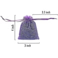 thumbnail image 2 of Dried Lavender Sachets Drawers Freshener Home Fragrance, 16 Sachet Bags, 2 of 3