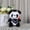 Blue, variant on HaCpiu Graduation Gifts Panda Stuffed Animal, Black White Plush Toy with Cap & Scarf, Perfect Gift for Graduation Decorations, Birthday Gifts & Party Home Decor
