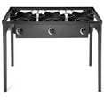 thumbnail image 1 of Gymax Outdoor 3-Burner Stove High Pressure Propane Gas Camp Stove 225,000 BTU, 1 of 10