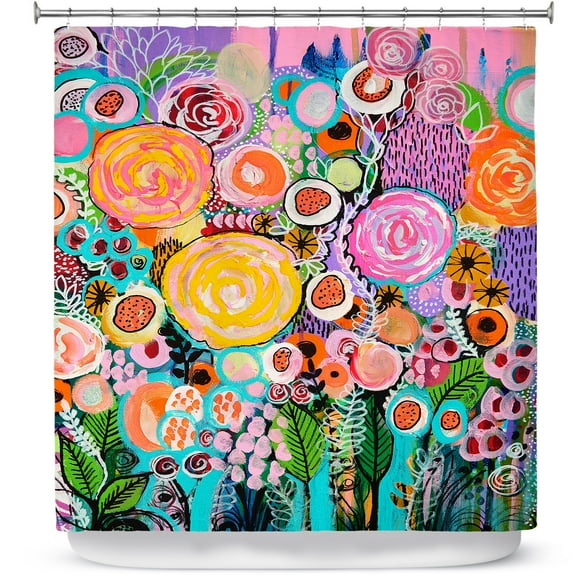 Shower Curtains 70" x 84" from DiaNoche Designs by Robin Mead - Passion