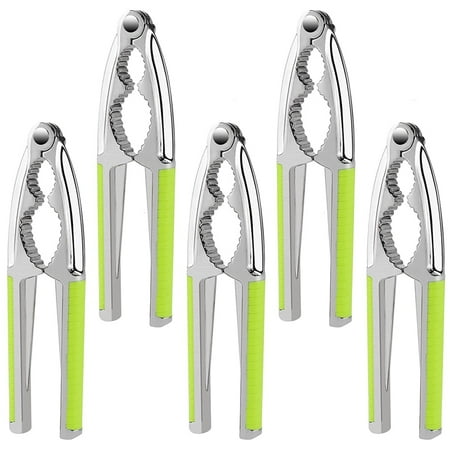 

5 PCS Crab Cracker Seafood Tool Set and Tool Set Crab Legs Lobster Cracker Nuts Cookies Home Opener Kitchen Tool Green