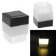 thumbnail image 3 of GOOHOCHY 2pcs luz solar cuadrada al aire libre valla luz jardín lámpara lámpara de calle escaleras luz de pared, 3 of 7