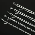 thumbnail image 3 of SAYFUT 27.5 Inch Stainless Steel Silver Tone Chain Cuban Curb Mens Necklace 3/ 5/ 7/ 9/ 11mm, 3 of 7