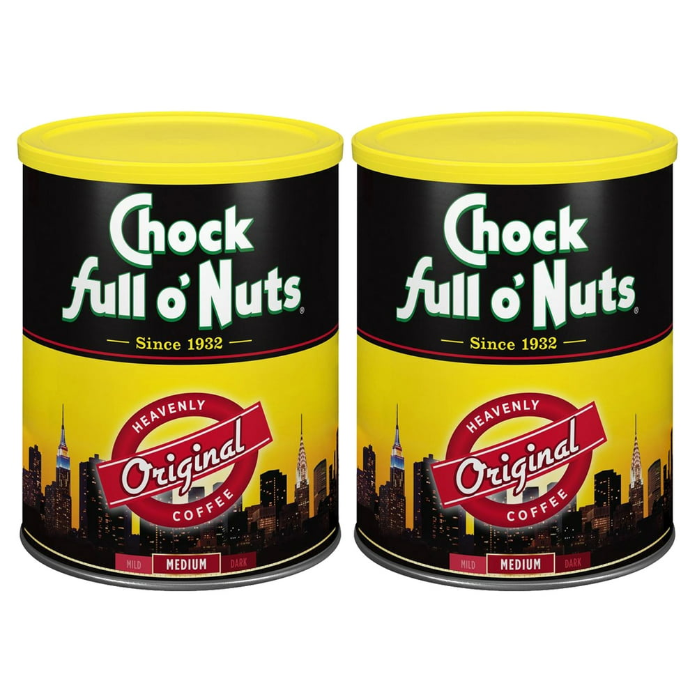 2 PACK Chock full o nuts ground coffee, original blend, 48 ounce