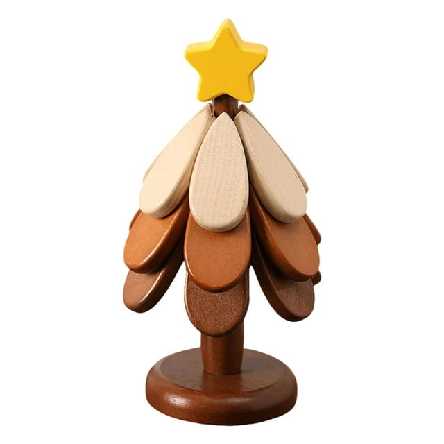 GROWTH TANK Wooden Trivets Set Christmas Tree Shape Trivets for Teapots Hot Dishes Bowls Star