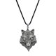 thumbnail image 1 of (F)Collar con amuleto de lobo Correa de lobo Regalo Dinero, 1 of 4
