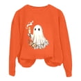 thumbnail image 4 of Plus Size Halloween Hoodie for Women Oversized Pullover with Funny Print, Fall Fashion Sweatshirt for Party, 4 of 4