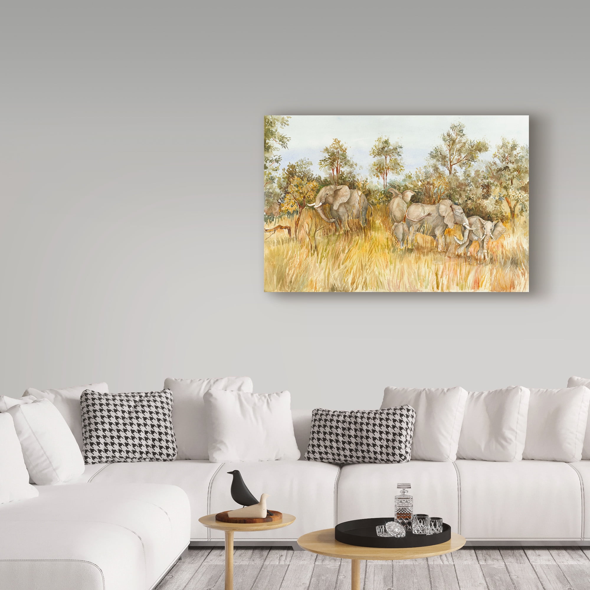 Trademark Fine Art 'African Elephant' Canvas Art by Joanne Porter