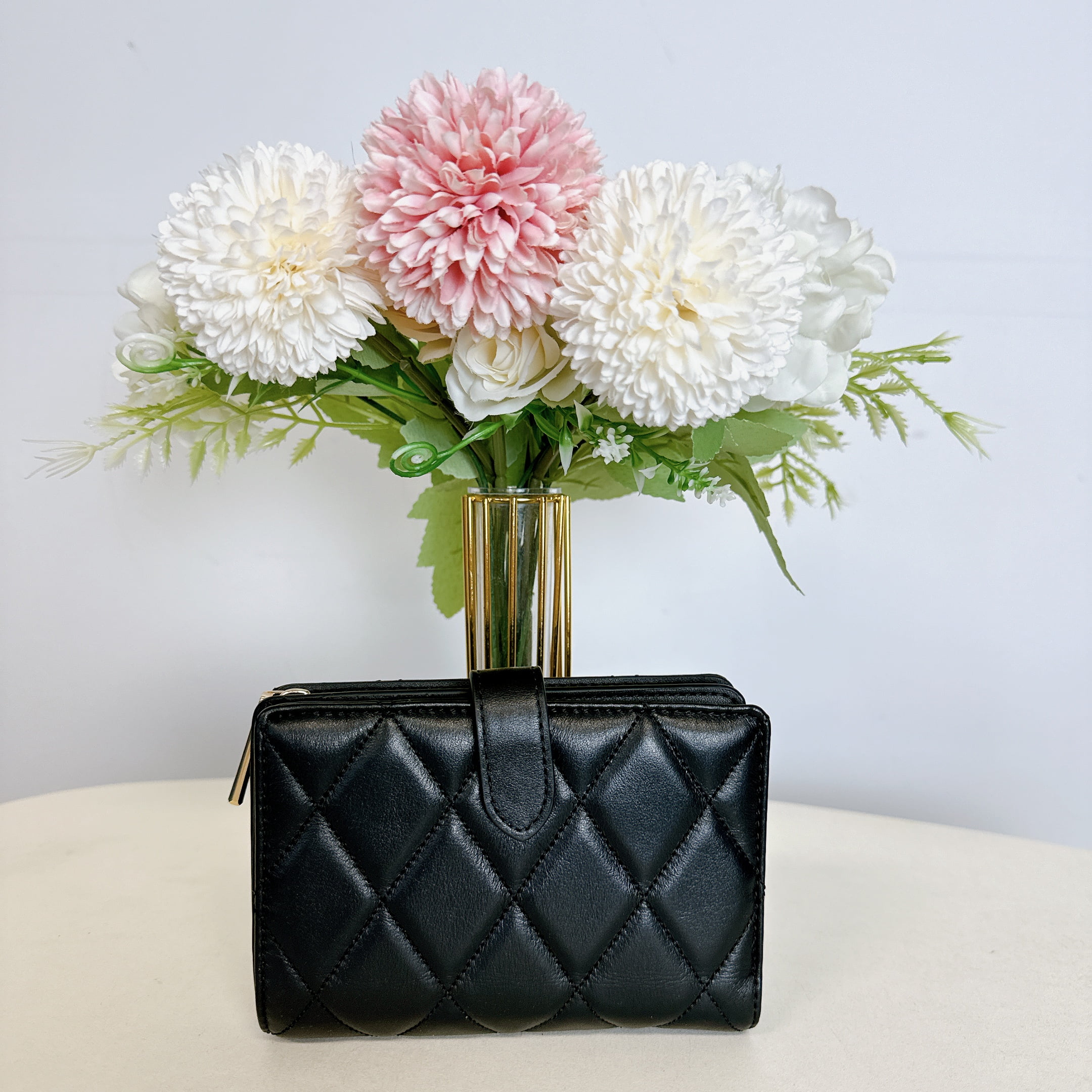 Kate Spade KG424 Carey Medium Compact Bifold Wallet IN Black 