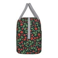 thumbnail image 6 of Lafuoo Strawberry Pattern Large Portable Insulated Lunch Bag, Waterproof Zipper Insulated Lunch Bag for Men and Women-One Size, 6 of 7