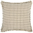 thumbnail image 2 of Safavieh Raie 20" x 20" Bohemian Linen Decorative Pillows, Natural/Black, 2 of 4
