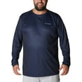 thumbnail image 6 of Columbia Men's Navy Tackle Texas Flag Back Graphic Long Sleeve Thermal T-Shirt Navy Medium, 6 of 9