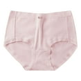 thumbnail image 4 of Limited Stock,Medium-Waist Underwear, Solid Color, Soft棉材质, Breathable, For Daily, Comfortable Fit, Seamless Design Effortlessly Chic|Nylon,Spandex,Coffee,Sopatenor, 4 of 5