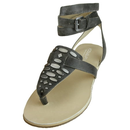 

Koolaburra Women s Acacia Leather Gladiator Strappy Buckle Sandals 3 Colors