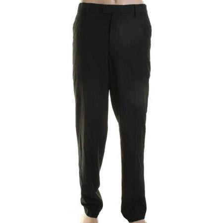 Perry Ellis Mens Flat Front Modern Fit Dress Pants