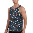 thumbnail image 2 of Easygdp Ball Sports Men's Tank Top, Sleeveless Muscle T Shirts, Breathable, Quick-Dry, Loose for Gym, Running, Fitness - X-Large, 2 of 9