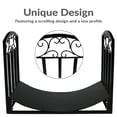 thumbnail image 6 of Sunnydaze 18.25" Decorative Indoor or Outdoor Powder-Coated Steel Firewood Log Holder, 6 of 11