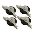 thumbnail image 3 of Sliding Door Wheels Rollers Nylon Pulley Set of 4 Durable Smooth Gliding for Home Furniture, 3 of 9