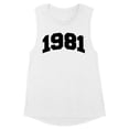 thumbnail image 1 of 1981 College Style Women's Muscle Tank Small White, 1 of 5