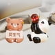 thumbnail image 5 of 2 piezas de estatua de animal, escultura creativa y bonita para decoración de escritorio de oficina, tablero de instrumentos de coche Oso, 5 of 9