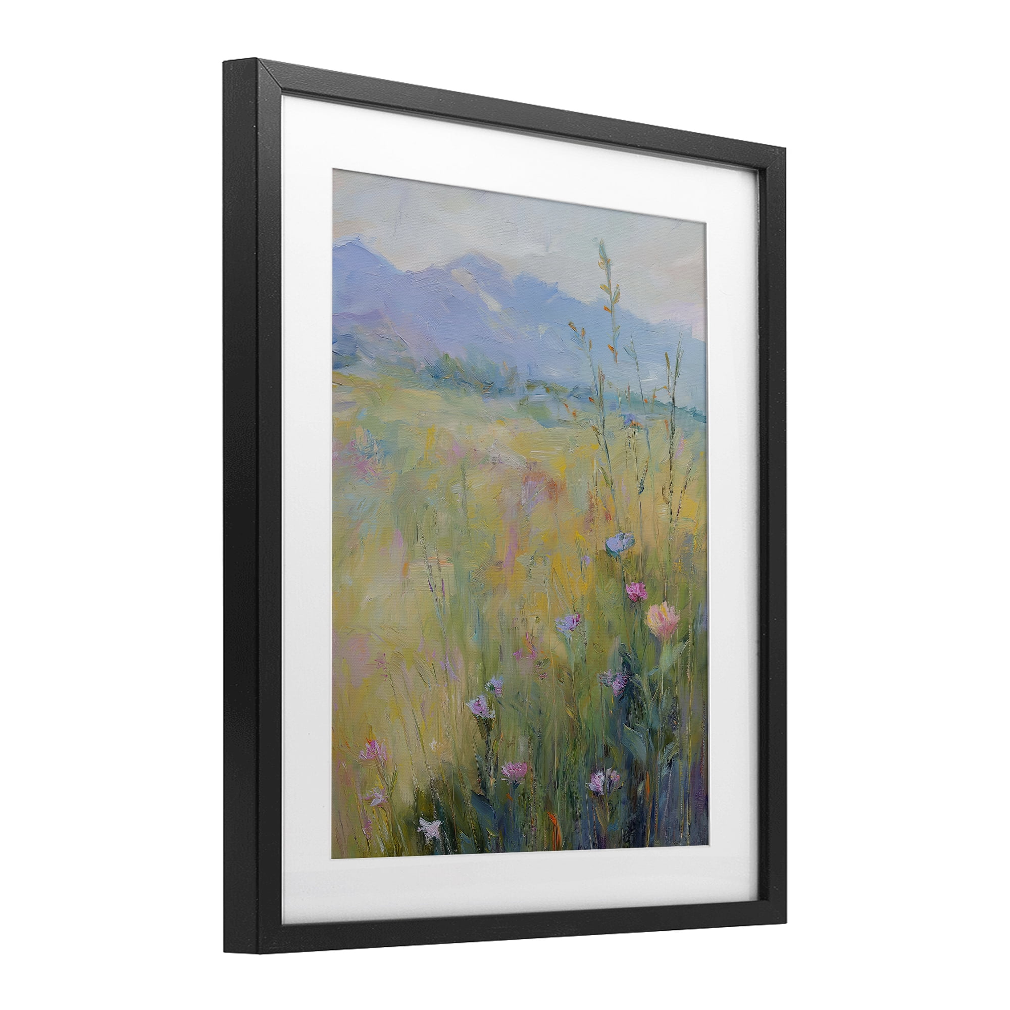 Stupell Industries Peaceful Meadow's Embrace Black Framed Print Under Glass, design by Svetlana Aleynikova
