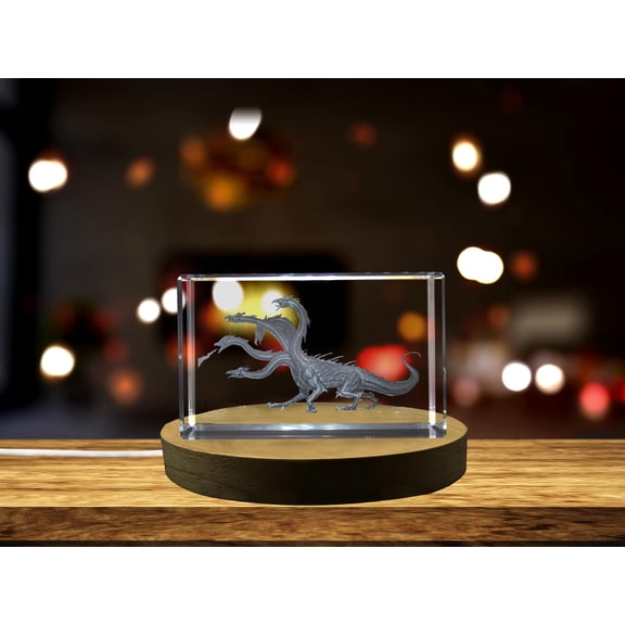 Hydra 3D Engraved Crystal 3D Engraved Crystal Keepsake/Gift/Decor/Collectible/Souvenir