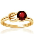 thumbnail image 1 of GemsNY July Birthstone - Vintage Prong Set Round Ruby Solitaire Ring (Grade - AAA | 0.65cts.), 1 of 4