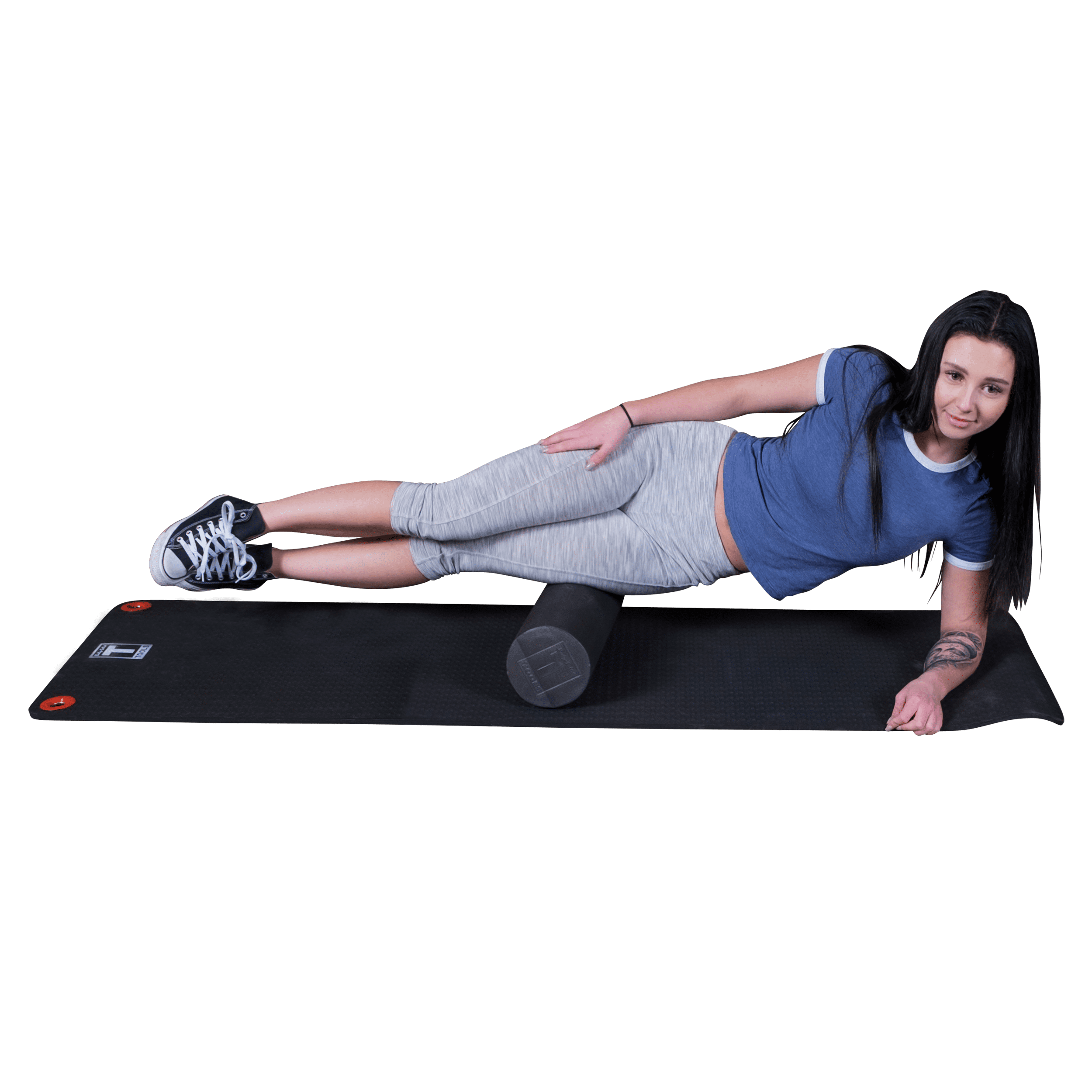 Body Solid 36" Premium Foam Roller Full Round, EVA, High Density
