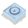 thumbnail image 1 of Mechanical Timer Switch, 24 Hour Time Switch Automatic Power Off  for Lighting Control System, 1 of 7