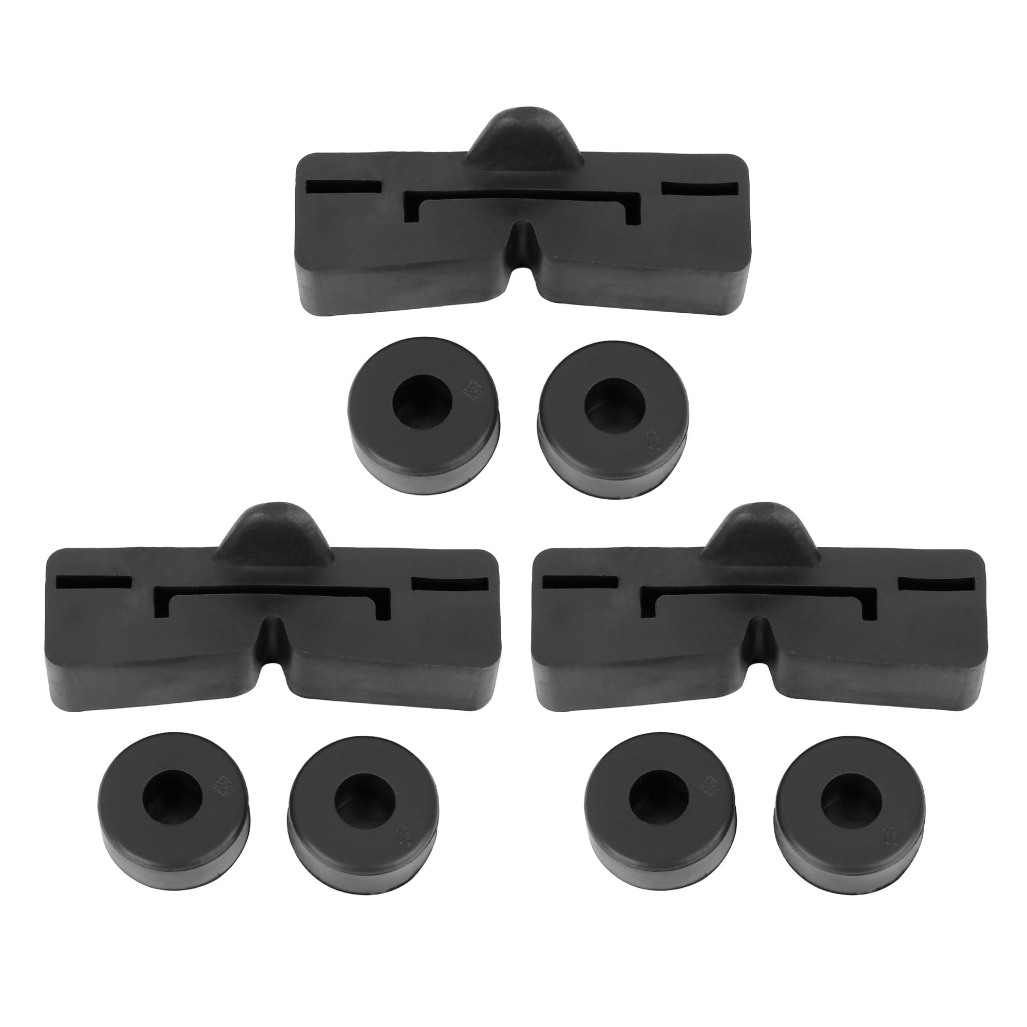 3 Set Motorcycle Motorbike Rubber Fuel Gas Oil Tank Cover Seal Set