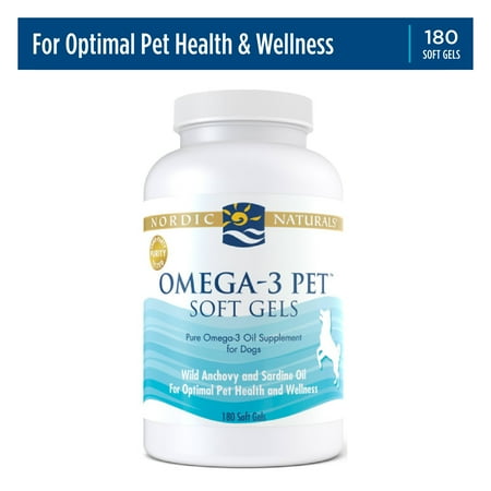 UPC: 0768990515026 | Nordic Naturals Omega-3 Pet  Soft Gels for Dogs  Fish Oil  180 Ct