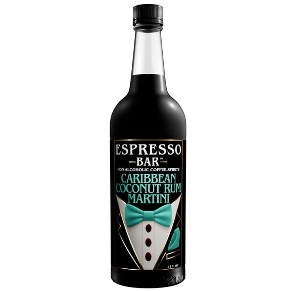 Non-Alcoholic Coconut Rum, Espresso Martini
