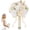 AS SHOW, variant on KALAKALA Wedding Bouquets for Bride - Realistic Silk Flowers Artificial Roses, 9 Inch Bridesmaid Bouquet for Ceremony, Church, Anniversary, and Home Decoration (White & Champagne)