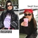 thumbnail image 3 of Gafas de sol mosanana Retro Oval Black para mujer UV400 MS52360, 3 of 7
