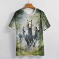 thumbnail image 4 of Cool Horse T-Shirts Casual T-Shirt Short Sleeve Women Trendy Tshirt Beach Custom Tops, 4 of 5