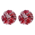 thumbnail image 3 of 2-pack Metalliska Cheerleading Pom Pom Cheerleader Hejarklacs Pompoms Dans Plast Pom Poms För Sportlaganda HejandeA202412062, 3 of 4