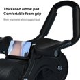 thumbnail image 2 of Ab Slide Roller JShteea con soporte para codo y Temporizador negro, 2 of 6