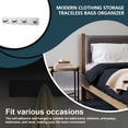 thumbnail image 3 of Robe de acero inoxidable gancho de baño de baño con sombrero de pared Hanger Space-Showing Ducha Organizador Hogar Ganchos de interior Dorm Silver, tipo 7 Monstrate HA010059-11B, 3 of 6