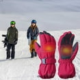 thumbnail image 6 of Tunhigl Small Winter Gloves - Windproof Snow Mittens for Skiing, Snowboarding & Outdoor Sports | Lightweight & Breathable Cold Weather Gear Red, 6 of 6