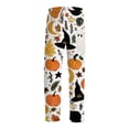 thumbnail image 4 of Satingcolo Mens Pajama Pants Halloween Soft Lightweight Men's Pajama Bottoms Sleep Lounge Pants For Men With Drawstring, 4 of 7