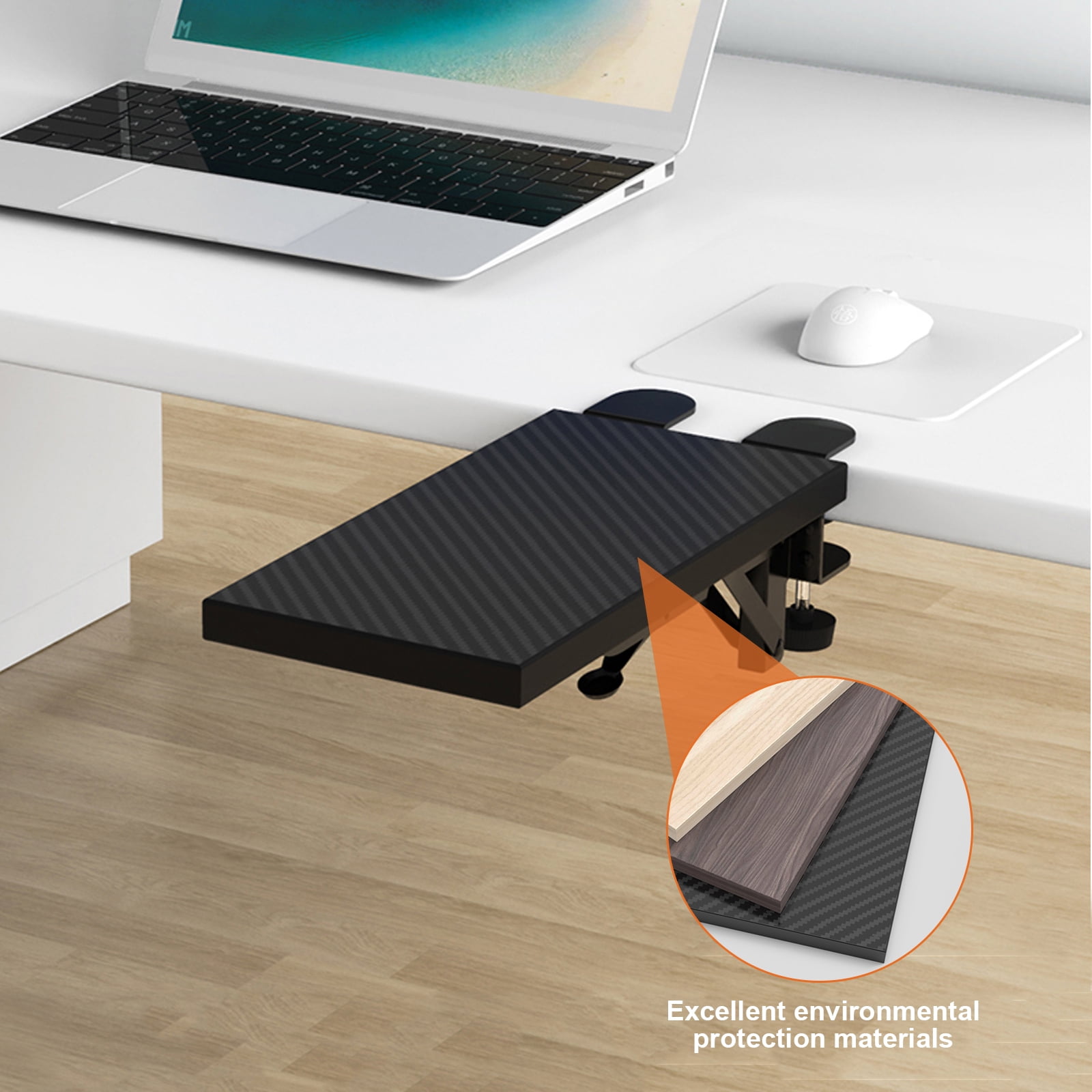 Buy Ergonomic Adjustable Computer Desk Extender Arm Wrist Rest Support