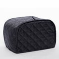 thumbnail image 1 of Nvzi Toaster Cover Polyester Mesh Toaster Dust Cover Pan Protector for Two Slice Toaster Appliances and Dust Fingerprint Protection (Black), 1 of 5