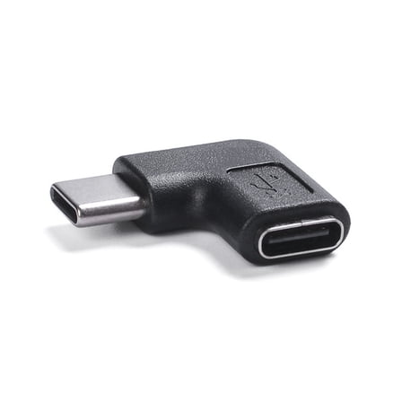 USB C 90 Degree Right Angle Adapter Type C Male to Female Coupler 10Gbps 5A
