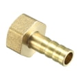 thumbnail image 3 of Brass Barb Hose Fitting Connector Adapter 8mm Barb x 3/8 PT Female Pipe, 3 of 4