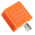 thumbnail image 5 of 10X Relé Intermitente de Indicador de Señal de LED Ajustable de Velocidad de Motocicleta de 2 12V, 5 of 5