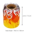 thumbnail image 3 of Shisuyan Bordure en Forme de Flamme Touch Dynamique Rouge 1 Rouleau 394x3in, 3 of 8