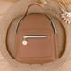 thumbnail image 1 of Mochila de cuero de la PU para las mujeres linda mochila casual bolsillos con cremallera crossbody convertible bolsos de hombro, 1 of 5
