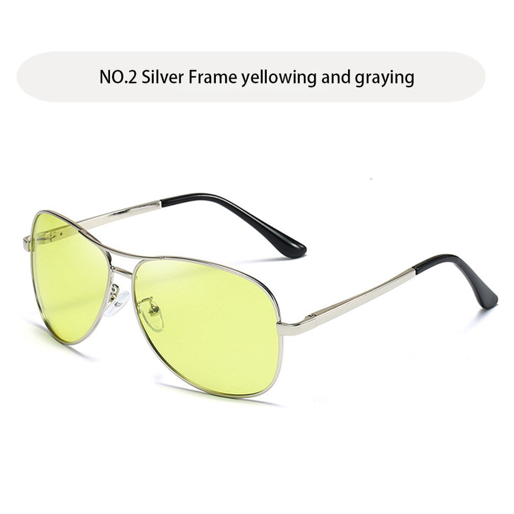 Color Changing Polarized Sunglasses Fashion Metal Glasses Men'S Trend ...