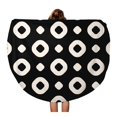 thumbnail image 1 of JSDART 60 inch Round Beach Towel Blanket Circles Raster Abstract Black and White Geometric Dots Rings Travel Circle Circular Towels Mat Tapestry Beach Throw, 1 of 2
